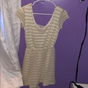 Charlotte Russe gold striped dress
